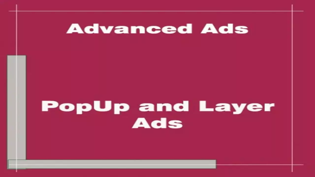 Advanced Ads PopUp and Layer
