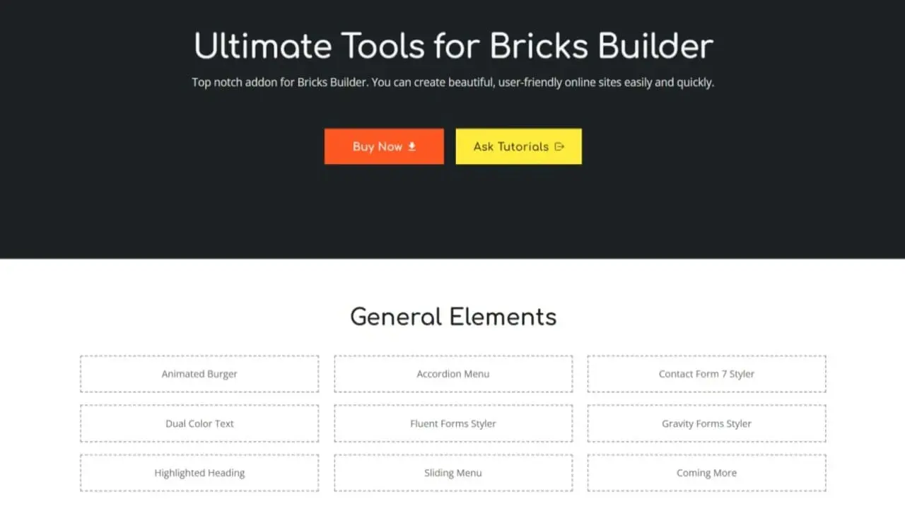 Bricks Ultimate: Addon avanzado para Bricks Builder con widgets premium y extensiones para WordPress