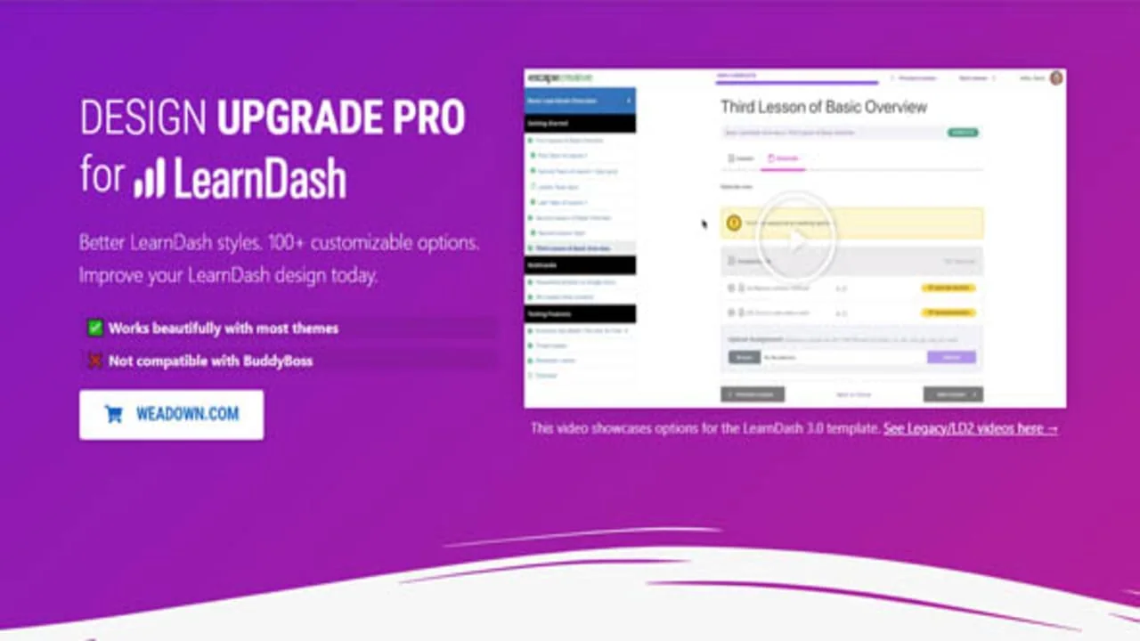 Design Upgrade Pro for LearnDash