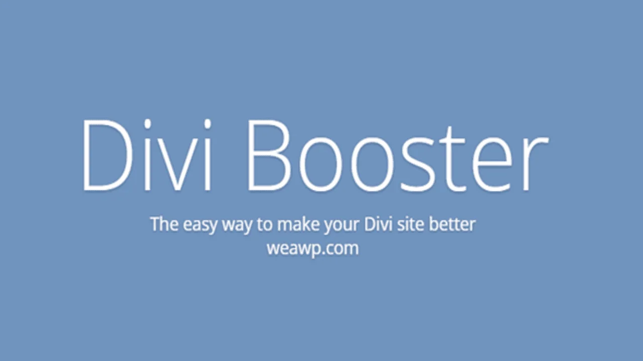Divi Booster  Pro