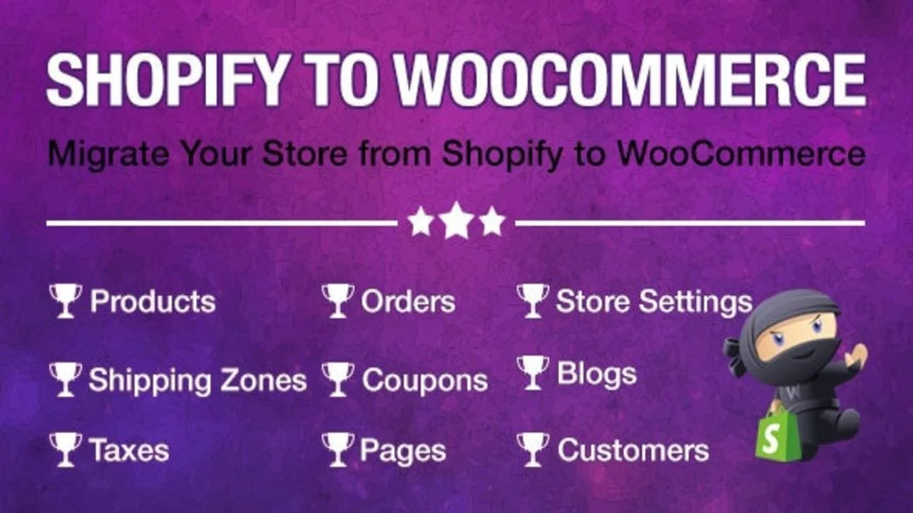 Import Shopify to WooCommerce Pro