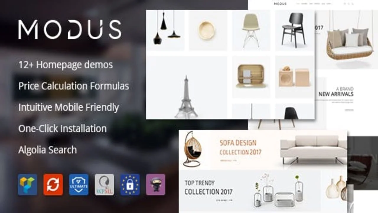 Modern Furniture WooCommerce Theme