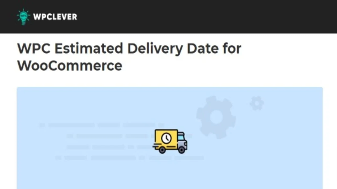 WPC Estimated Delivery Date for WooCommerce