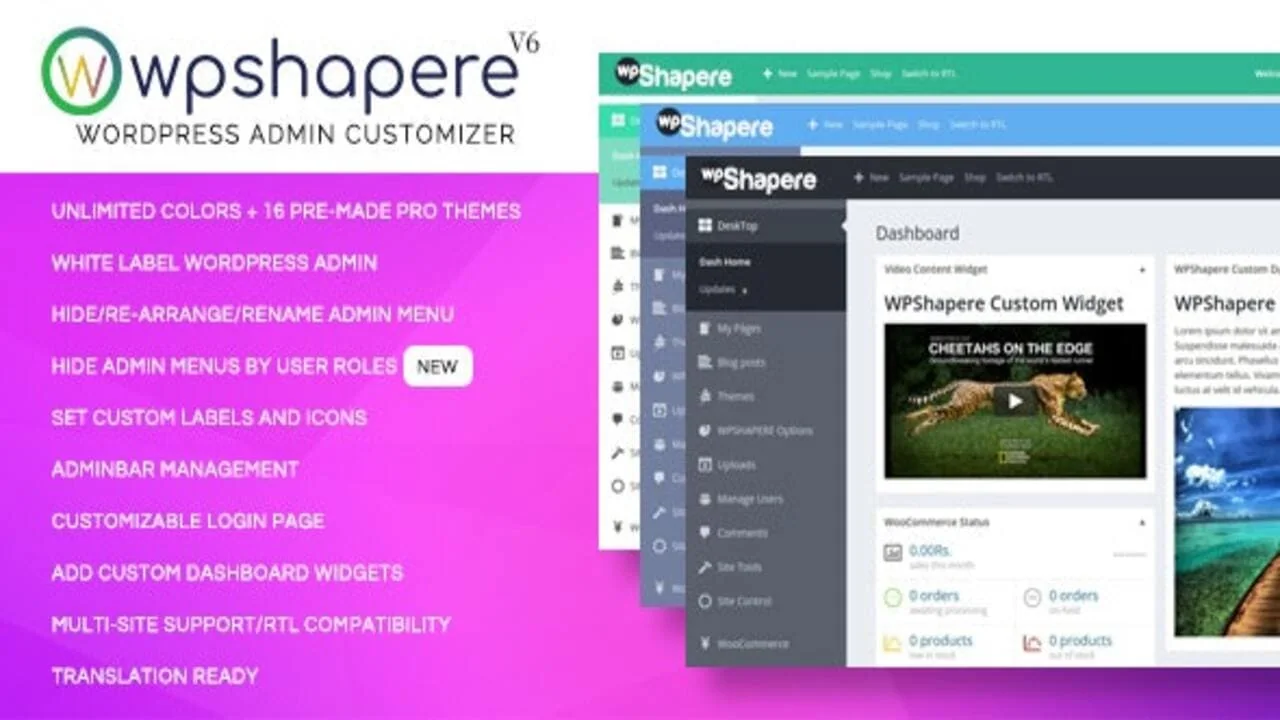 WPShapere: Personaliza y Mejora tu Experiencia en WordPress
