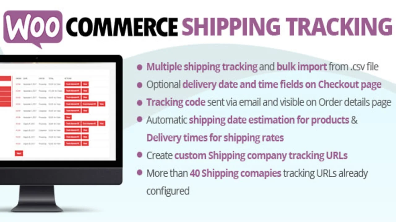 WooCommerce Shipping Tracking Pro