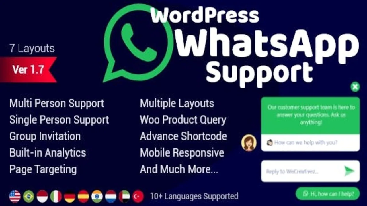 WordPress WhatsApp Support Pro