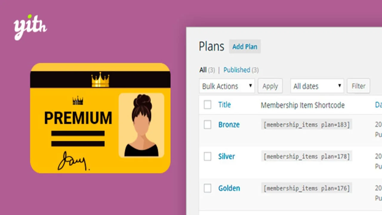 YITH WooCommerce Membership Pro