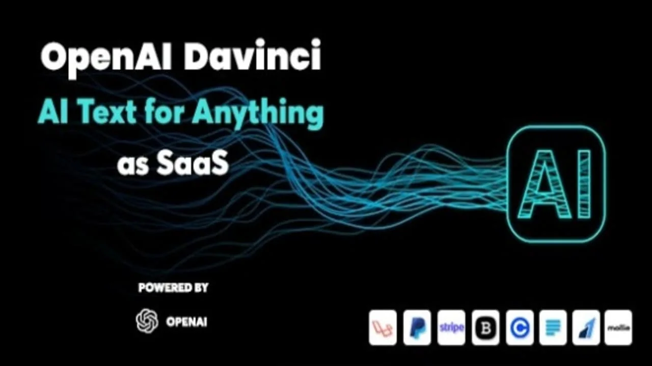 OpenAI Davinci: Asistente de Escritura de IA y Creador de Contenido como SaaS