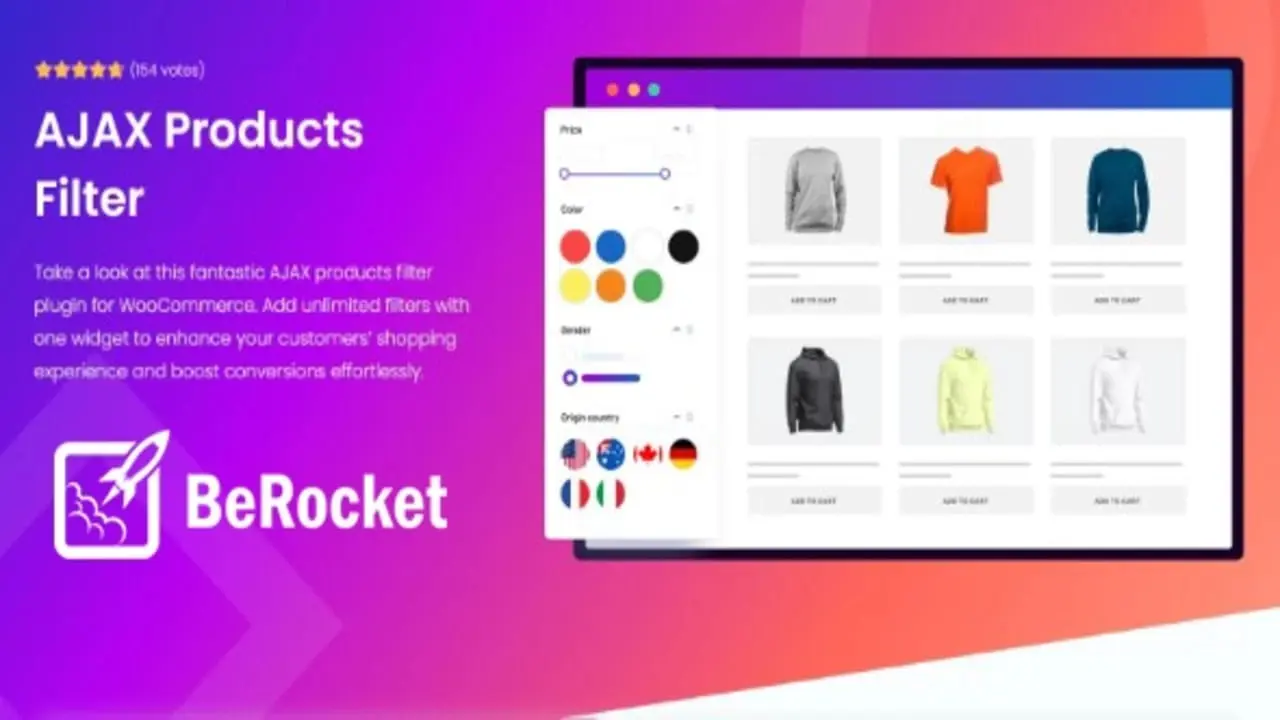 Filtros avanzados de productos en WooCommerce con el plugin BeRocket.