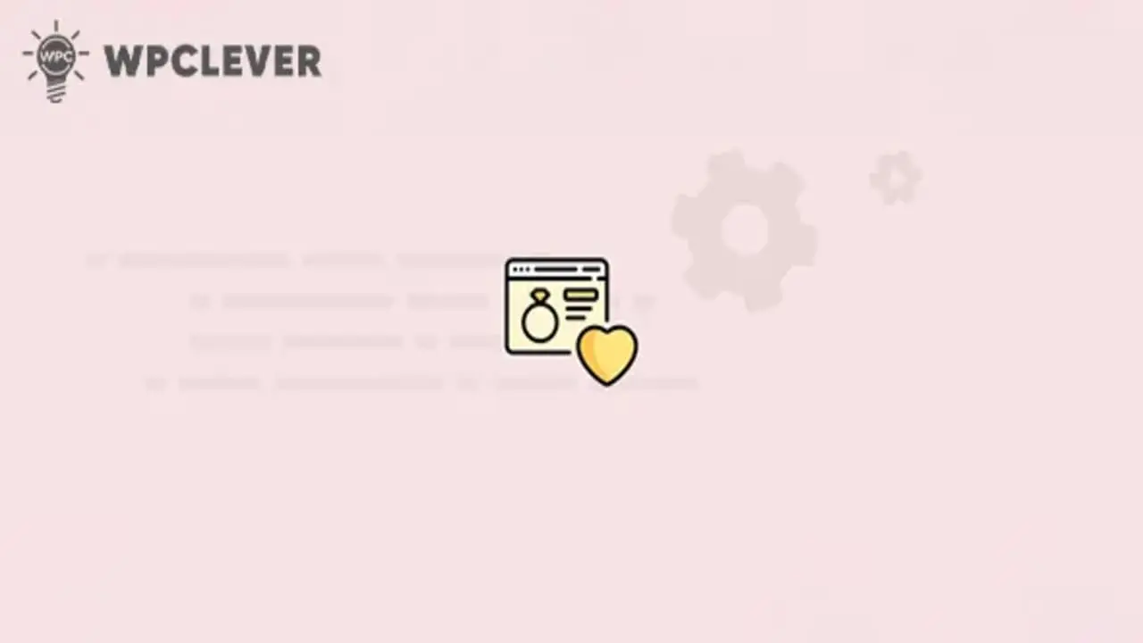 Interfaz de WooCommerce mostrando la opción de añadir productos a la lista de deseos con WPC Smart Wishlist Premium.