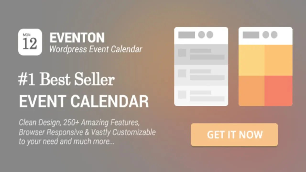 EventOn - Plugin Calendario de Eventos para WordPress | Gestión Fácil y Profesional
