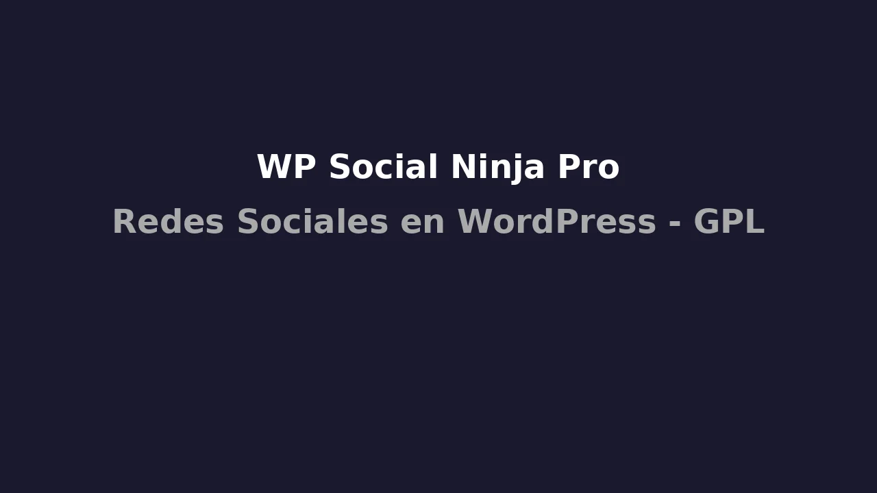 WP Social Ninja Pro GPL