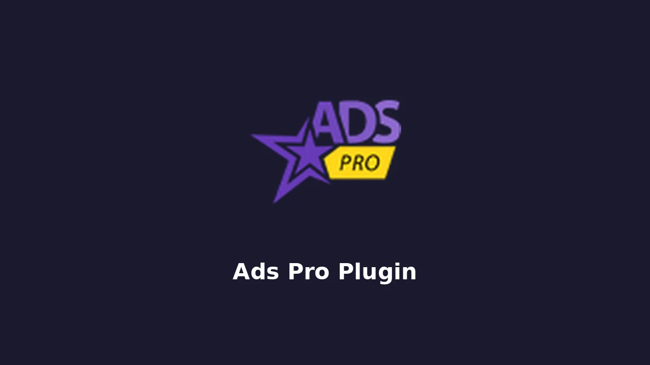 Ads Pro Plugin