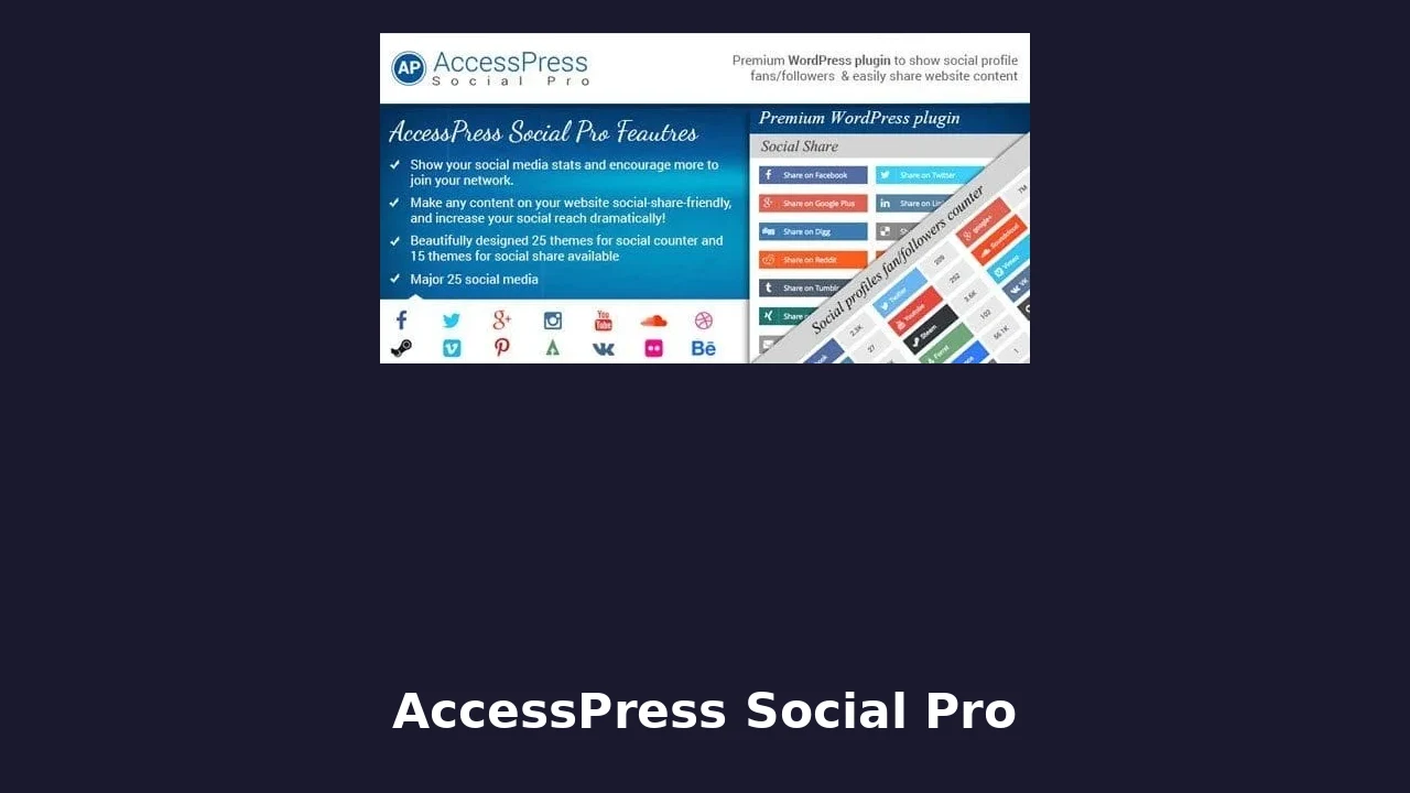 AccessPress Social Pro